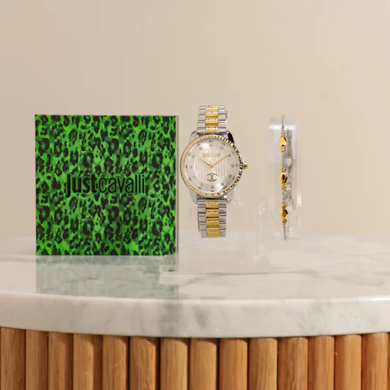 Just Cavalli Regali Two Tones Women's Watch Set