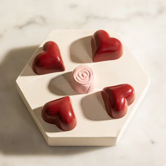 Floward Roses and Hearts Small Chocolate Box