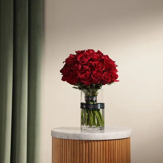 Romantic Flowers Vase | 35 Flowers