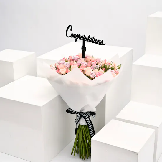 joyful bouquet, Graduation collocation