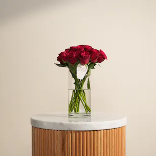 Stunning Red Roses Vase | 15 Flowers Stunning Red Roses Vase | 15 Flowers