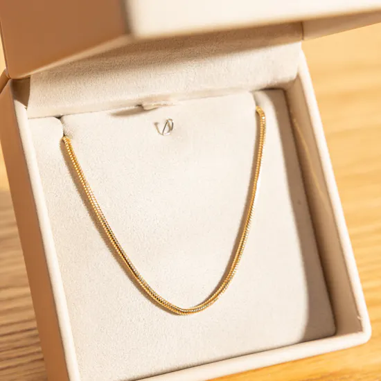 Siran by Iram Gold Snake Chain