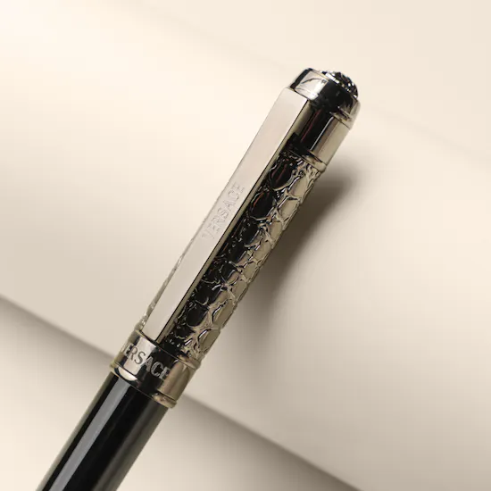 Versace Croco Black Unisex Pen