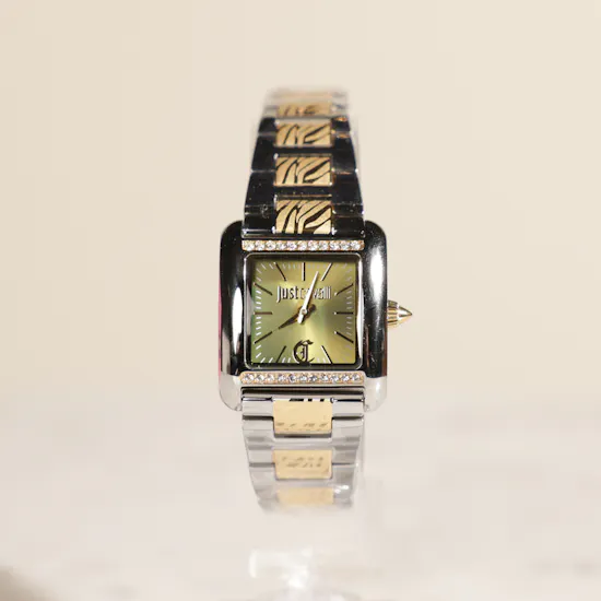 Just Cavalli Silver and Gold Women’s Watch