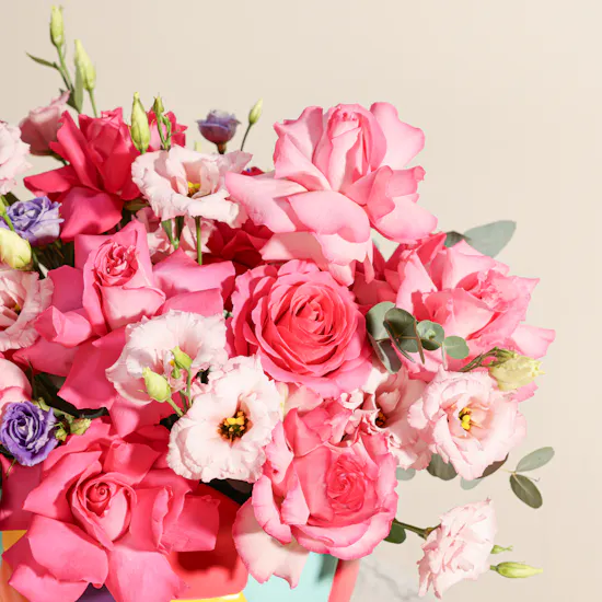Color Symphony Flowers Vase