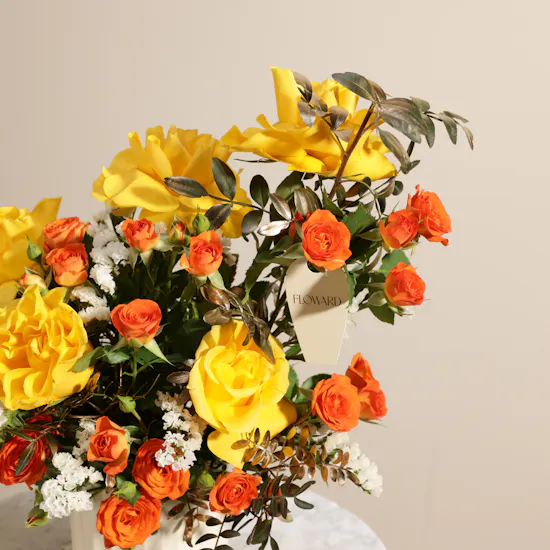 Sunlit Dream Flower Vase