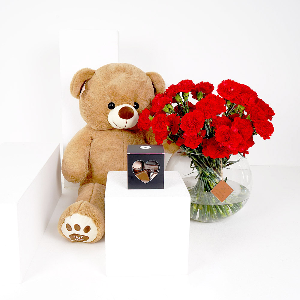 Carnation store teddy bear