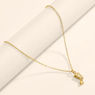 Hrh Nefertiti Gold Plated Necklace