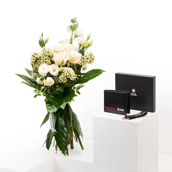 Swiss Military Gift Set | White Flowers
