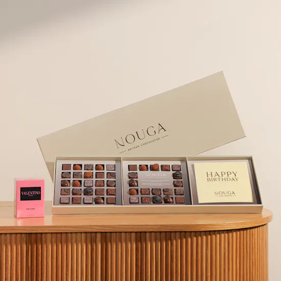 Valentino Perfume and Nouga Bonbons Birthday Gift Set