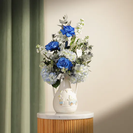 Keramos Studio Baby Boy Joy Flower Vase