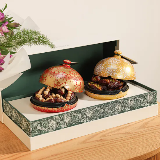Bonbonniere Assorted Nut-Stuffed Dates Gift Set | The Lovely Gathering Flower Bouquet