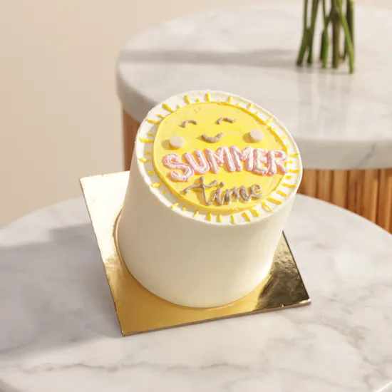 Floward Summer Time Cake | Joy and Freshness Flowers