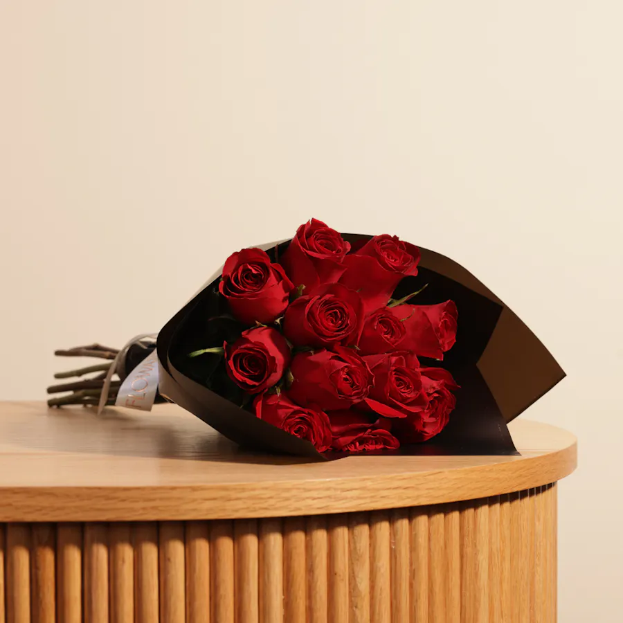 Miss L by L'azurde Earrings | Red Flowers Bouquet  4