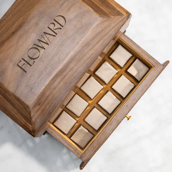 Floward Large Wooden Chocolate Box