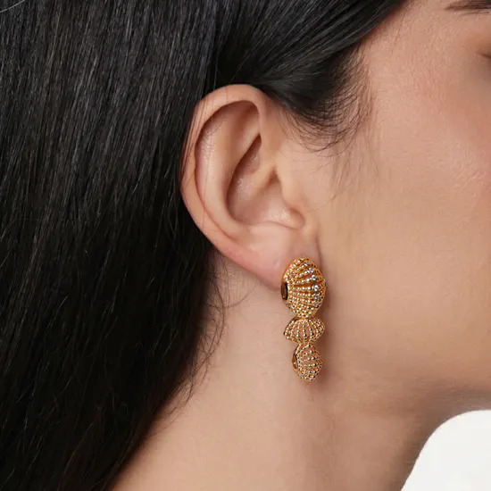 Lynyer Ravi Nova Drop Gold-plated Women's Earrings