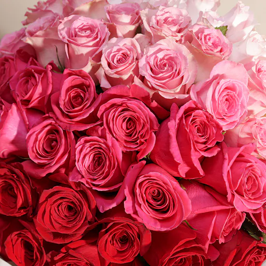 Gradient Roses Bouquet