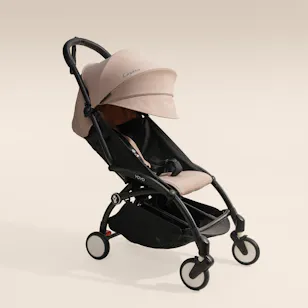 Stokke Yoyo3 Taupe with Black Frame Baby Stroller Stokke Yoyo3 Taupe with Black Frame Baby Stroller