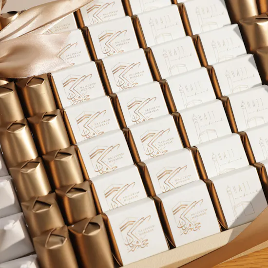 Le Chocolatier Dubai Hajj Premium Chocolate Leather Tray
