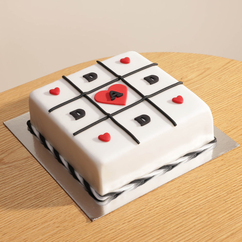 كيك الأب المربعة بالشوكولاتة 