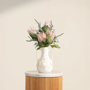 Keramos Studio Delightful Baby Boy Flower Vase Keramos Studio Delightful Baby Boy Flower Vase