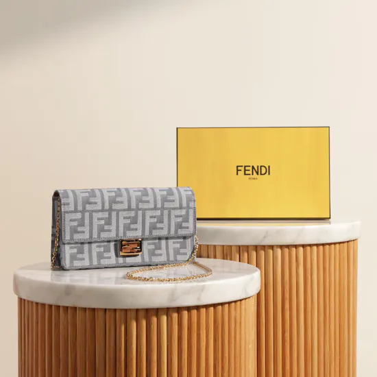 Fendi Baguette On Chain Women's Wallet