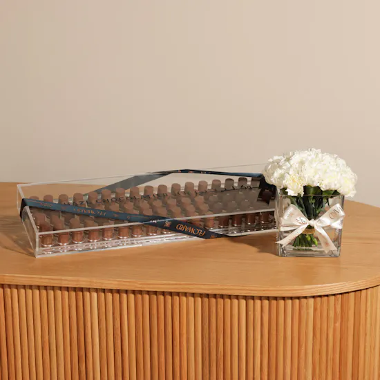 Ghazl Chocolatier Luxury Chocolate Box | Pure Flowers Vase