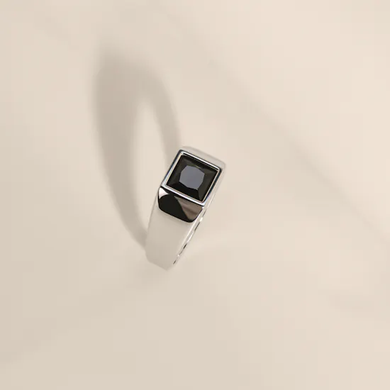 Floward Monolith Ring Silver Men's Ring | Size 10