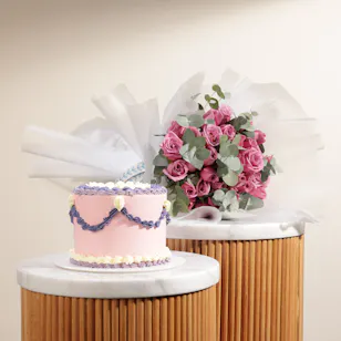 Crumbels  Vanilla Crispy Cake | Purple Roses