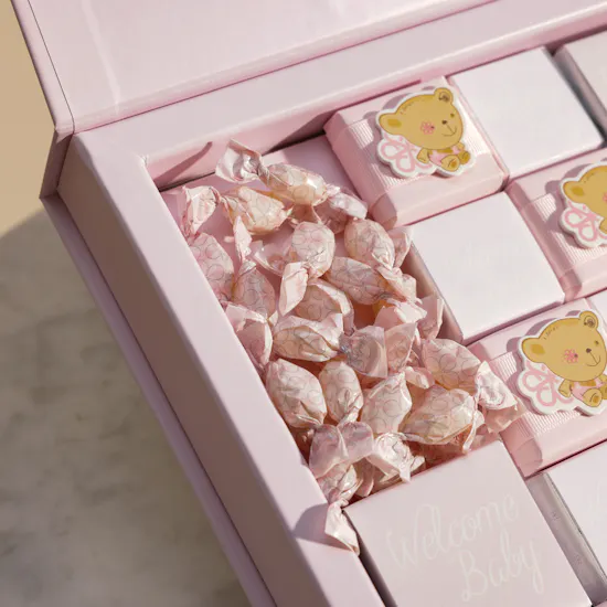 Patchi Welcome Baby Pink Chocolate Box