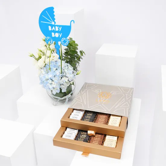 Levo Chocolate Box | Baby Boy Blooms