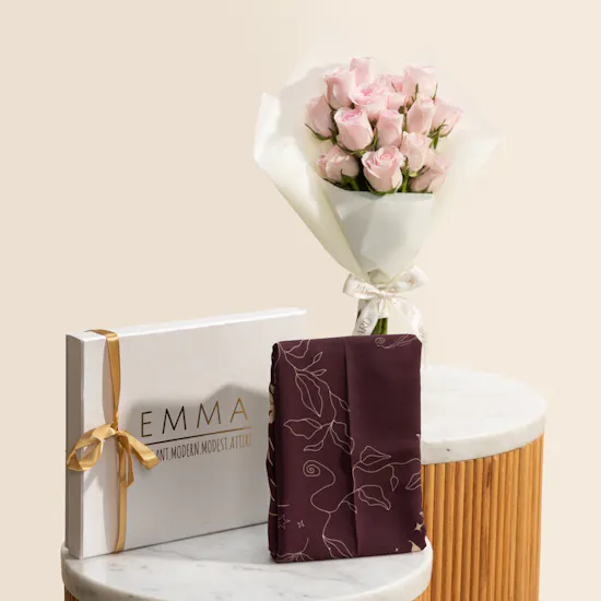 Emma Jannah Scarf | Floral Reverie Bouquet