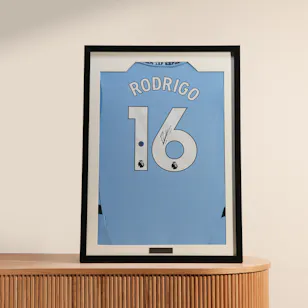 Rodri Manchester City Home 2024-2025 Signed T-Shirt