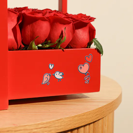 Dior Sauvage for Men | Romantic Red Rose Box