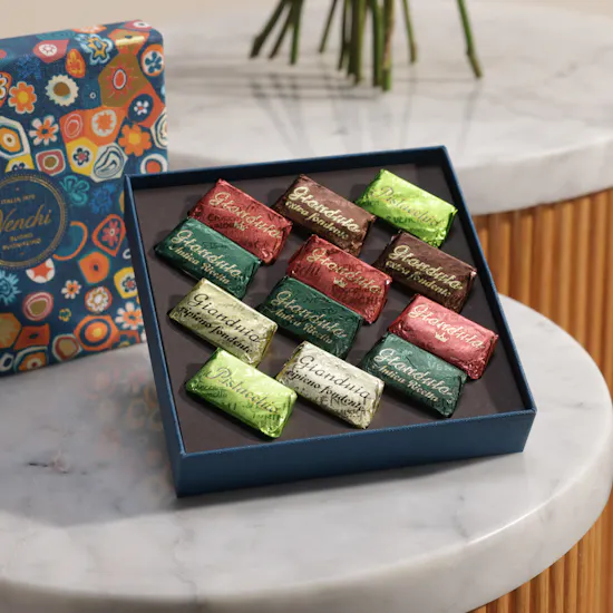 Venchi Murrine Gianduiotto Colored Gems Chocolates Box | Enchanting Flowers