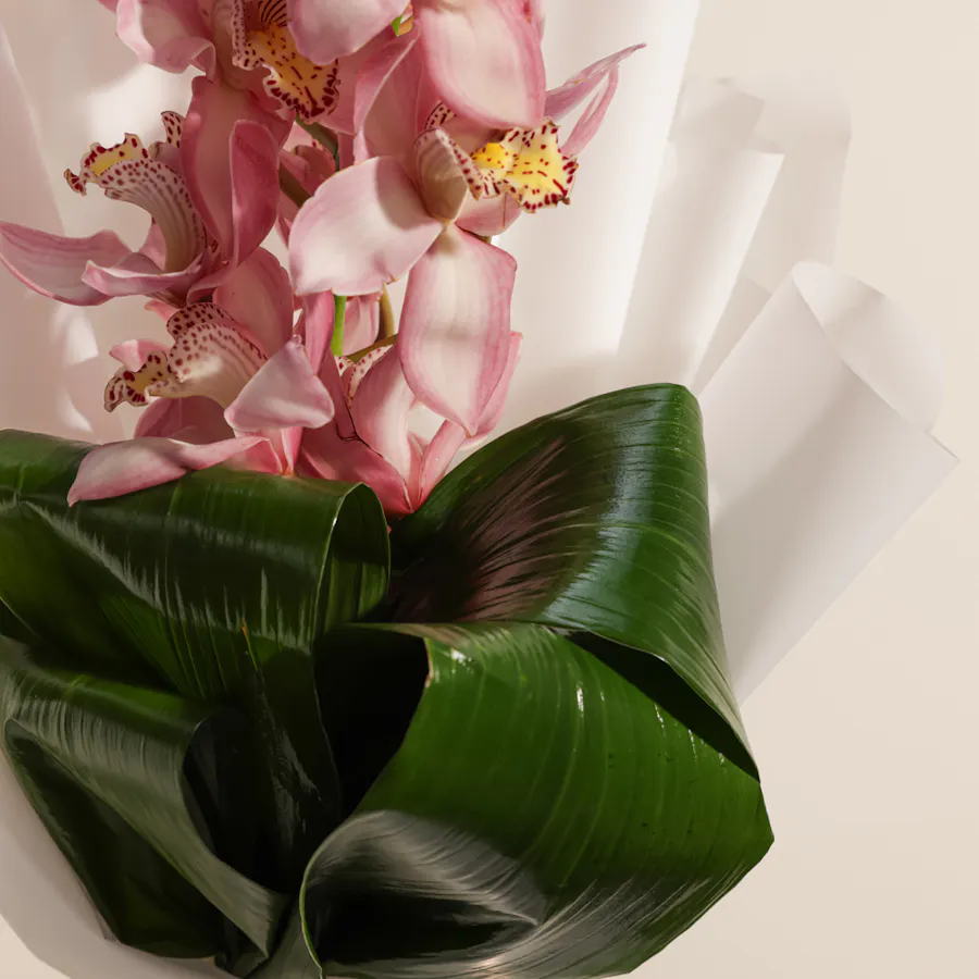 Pink Cymbidium Bouquet 4