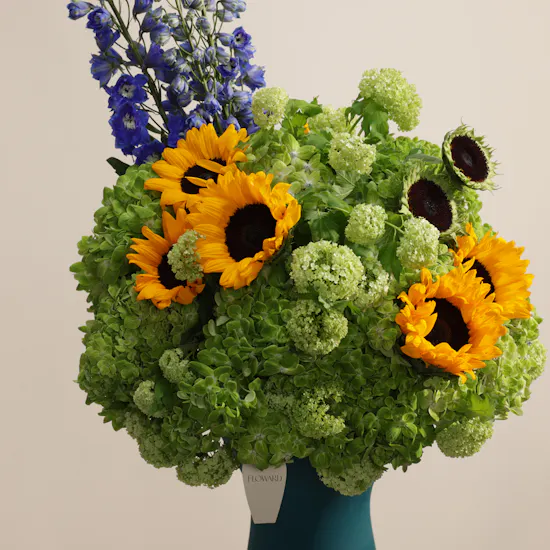 Summer Sparkle Flower Vase
