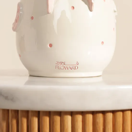 Keramos Studio Elegant Baby Girl Flowers Vase