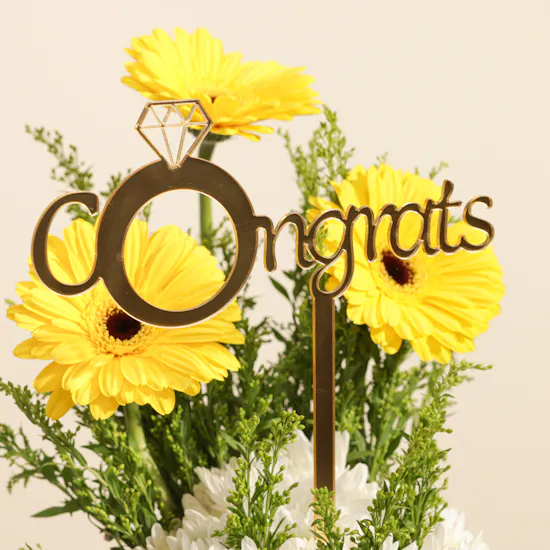 Luxury Perfume for Him | Congrats Flower Vase