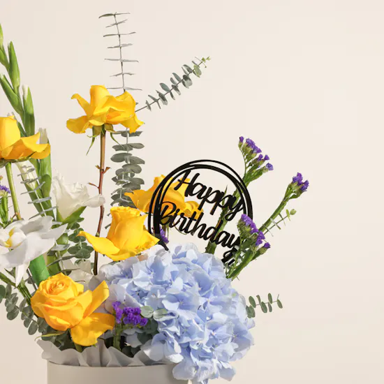 Sunny Birthday Bliss Flower Box
