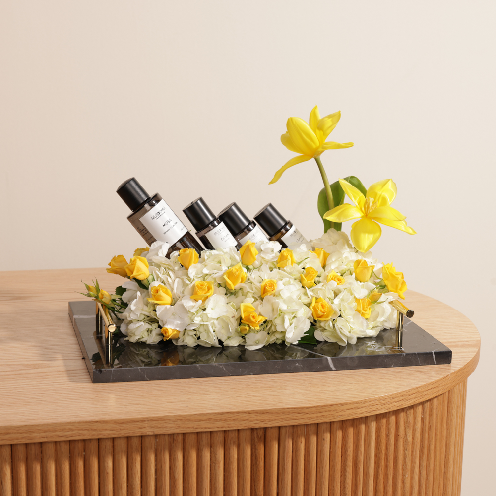 مجموعة عطور مبخر الفاخرة | زهور مشرقة