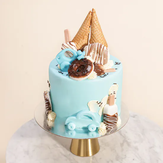 Floward Blue Sweet Treat Cake for Boy