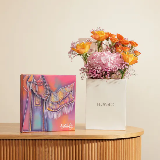 Linne Omani Women’s Day Her Tribute Chocolate Box | Delicate Flowers