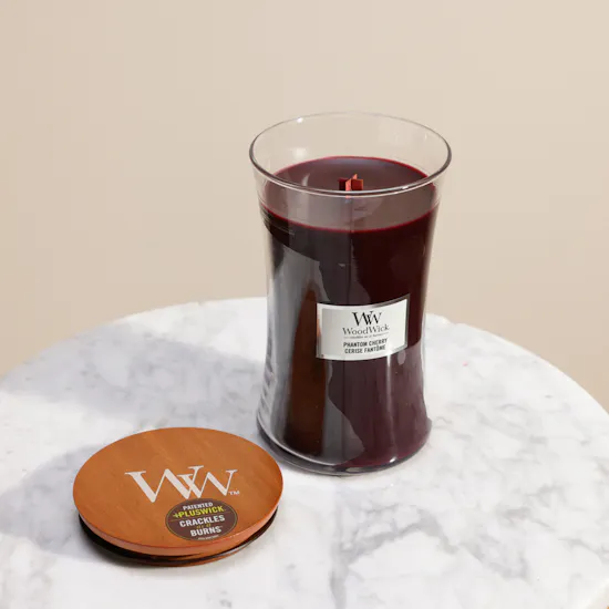 WoodWick Phantom Cherry Large Hourglass Candle | 690 g