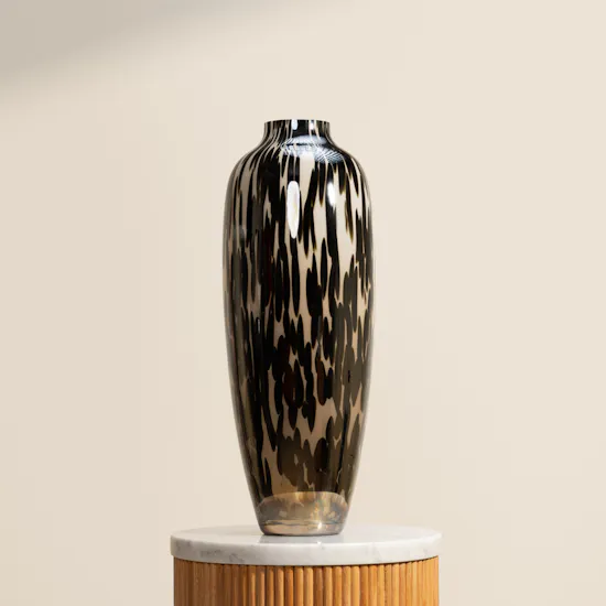 Floward Black Opal Unique Glass Vase