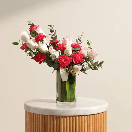 Pink Cheer Flower Vase