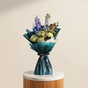 Blue Serenity Flower Bouquet
