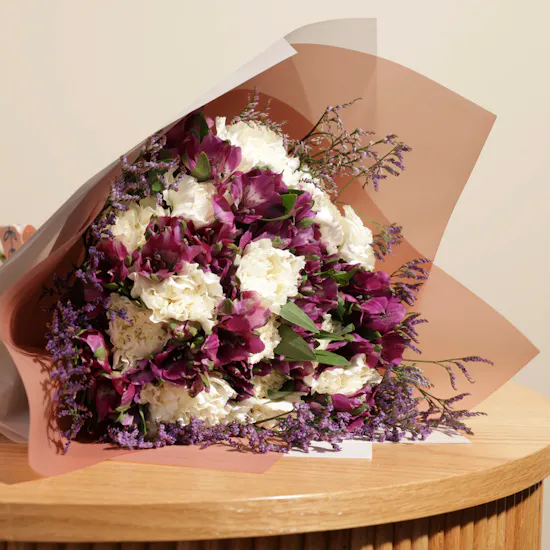 Carnations & Alstroemeria | Hand Bouquet