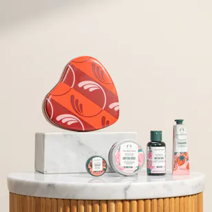The Body Shop Love and Care Bath and Body Gift Set