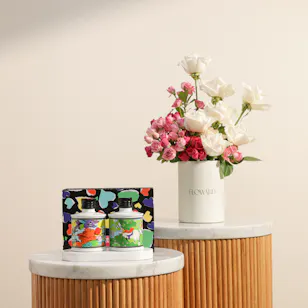 Rocca Bianka Olive Oil and Vinegar Gift Box | Vibrant Elegance Flowers Box